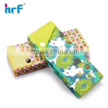 2015 new prety pattern pp paper slider pencil case,draw-out pencil case,PP draw pencil case