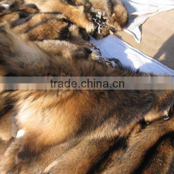 2016/2017 New Factory Prices Tanned Raccoon Dog Fur Pelts