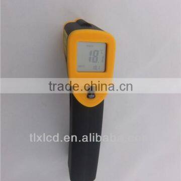 Digital gun style non-contact laser thermometer with calibration function