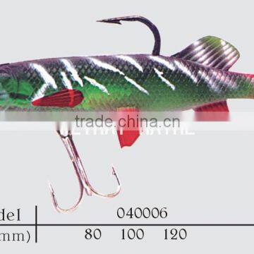 imbeded lead soft shad swimbait pirk lure