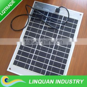 100W/18V high efficency semi-flexible Solar Panel