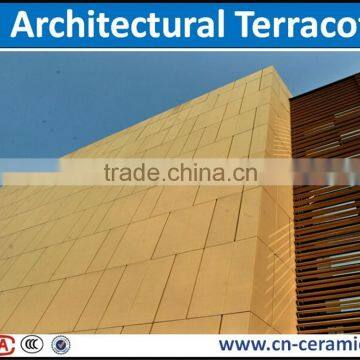 Decoration exterior and interior terracotta cladding panel