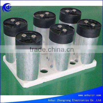 cylindar dry type aluminium case round power capacitor manufacturer