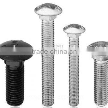 square hole carriage bolt with washer, din 603