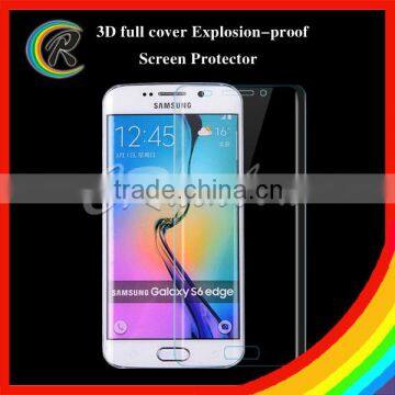 3D Full Size Screen Protector for S6 Edge Plus Explosion-proof Screen Protector photo-4