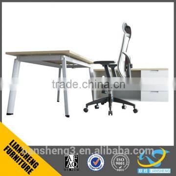 Cheap office table desk manager desk executive office table with pedestal