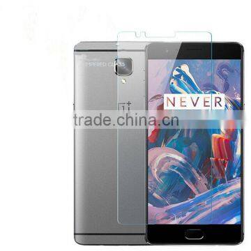 New Arrival Factory Price Waterproof Trasparent Tempered Glass Screen Protector for Mi One Plus 3 Mobile Phone Screen Protector