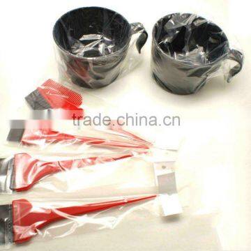 salon use plastic electric hair dyeing bowl&brush