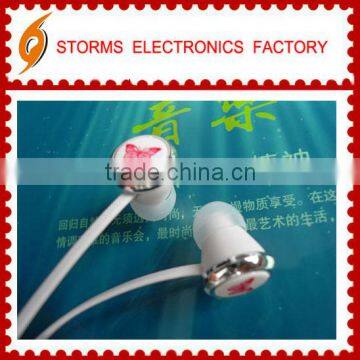 Cutomized promotion MP3 stylish in-ear earphone & headphone