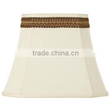 replaceable lampshade making supplies hexagon lamp shade with white fabric mass production
