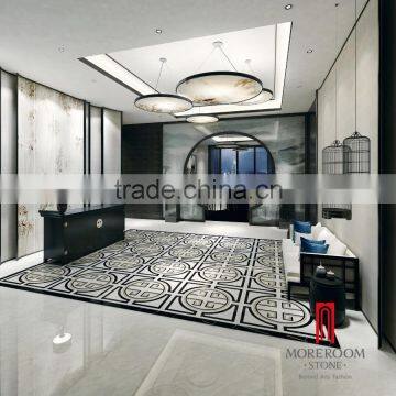 Foshan Afica White Onyx Tile Polished Marble Flooring Tile White Marble Tile