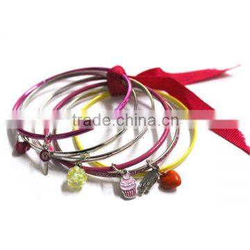 fashion bracelet metal bangles girls