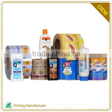 OEM Labels For Cosmetic Jars Bottle Labels Label In China Factory