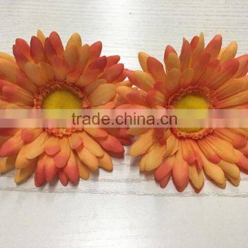 Fashion handmade real touch gerbera daisy flower heads