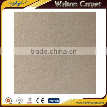 Nonwoven 100% polyester fine denier needle punched beige carpet