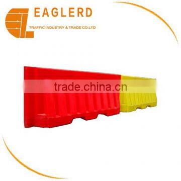 Red Plastic Traffic Barrier