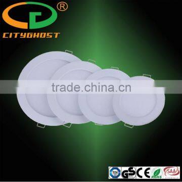 White Color Aluminum Frame Small Power 9W Round Panel Ceiling Light photo-6