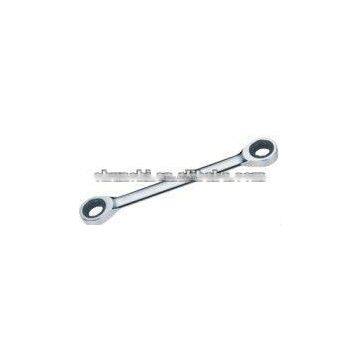 Double ring ratchet wrench