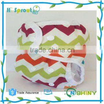 Colorful Chevron Nice Design Pocket Cloth Diaper