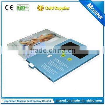 2015 New style video webkey card 5.0" video webkey / video greeting card
