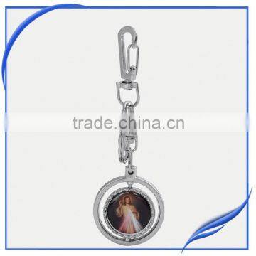 new style custom sublimation metal keychain