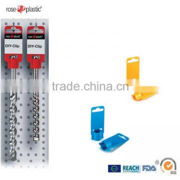 Stock Available PP Plastic Clips for Mansory Drills or Drilling Bits Packaging SDS Clip photo-2
