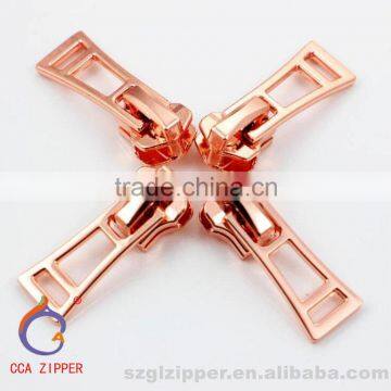 YKK OEM Metal Rose Gold Zip Zipper Sliders photo-3