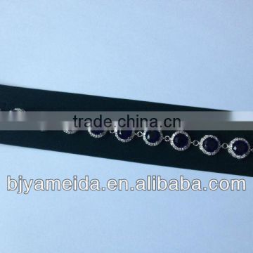 Fine cubic zircon stone Bridal bracelets