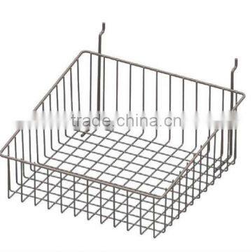 Slatwall wire basket