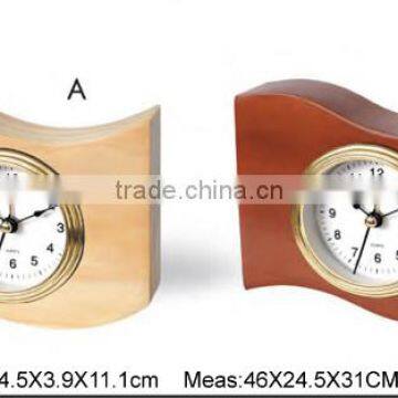 High quality decorative wood table alarm clock