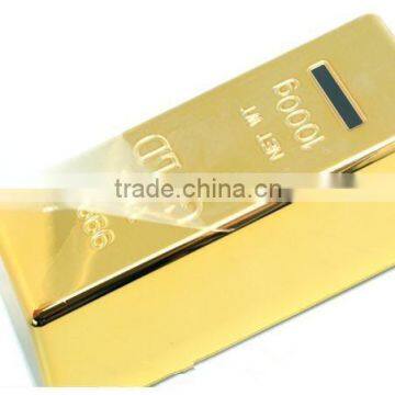 2014 New design Gold Bullion replica money saving cheap pvc piggy bank