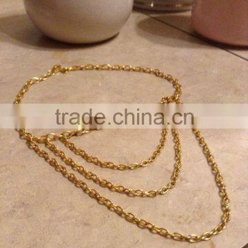Fashion Macrame Gold New Arm Chain photo-3