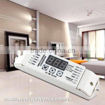 BC-834-PWM5V DMX512 to PWM 5v signal LED dimming converter led controller