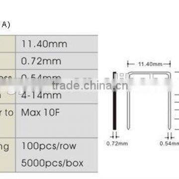 10F series wire staples (22GA) 1004F 1006F 1008F 1010F 1012F