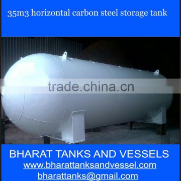 35m3 horizontal carbon steel storage tank