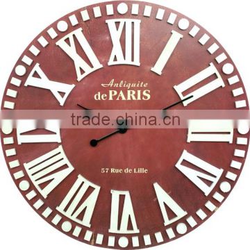 Big Number Home Decorative Clock Large Vintage Metal Wall Clocks