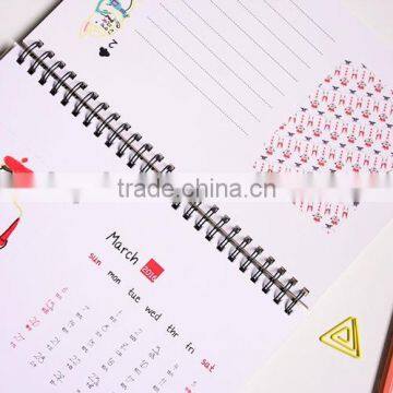 2016 Big Cute Desk Calendar Work Schedule/Custom Wholesale Table Standing Calendar photo-3