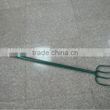 Forged garden fork with lOng steel handle F301C-ML