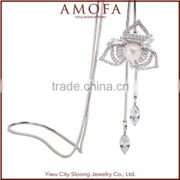 China Jewelry Wholesale Silver Necklace