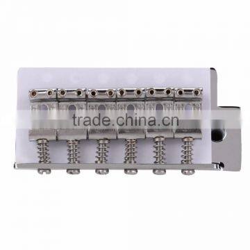 Acoustic Guitarra Guitar Parts 1 Set Chrome 6 Strings Bass Guitar Tremolo Bridge With Bar For Strat ARE4 photo-2