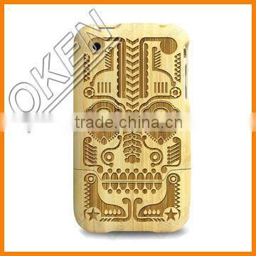 Wooden case cover for iPhone wholesale factory hot selling carve