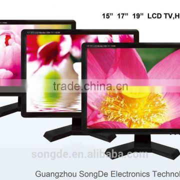 Cheap 15" Inch VGA 1366x768 Computer LCD television