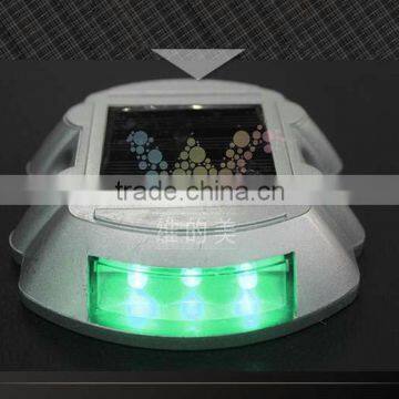 Factory Price Aluminum Road Markers 3M Reflective Green Led Road Stud photo-6