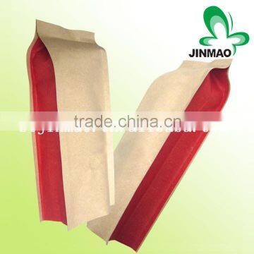 Coffee Plastic Package With Valve and Side Gusset