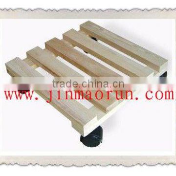 wooden rolling dolly tc0818