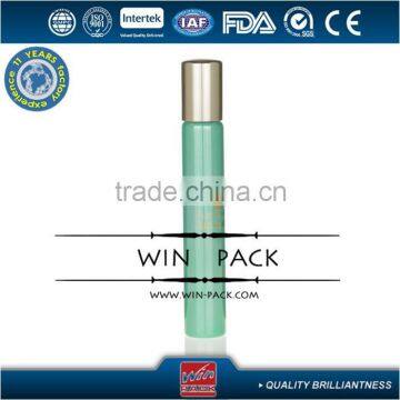 20ml Electroplate Green Color Glass Bottle With Matte Gold Roller photo-2