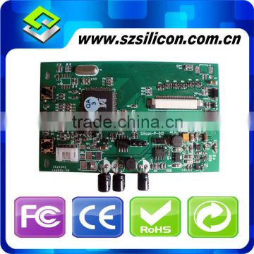 2 way CVBS 4.3 inch lcd panel with ad board