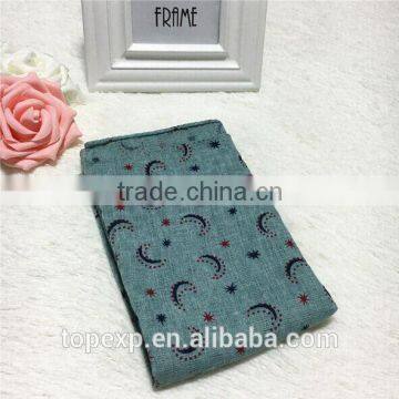 Kids Soft Touch Printed Polyester Cotton Material Scarf photo-6