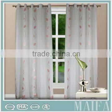 2015 new design 100% polyester austrian sheer curtains