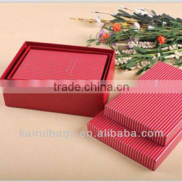 Decorative color printing rigid gift paper box